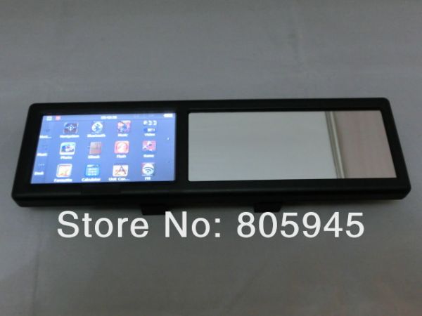 Espelho Retrovisor com Built-in de navegação GPS 4,3