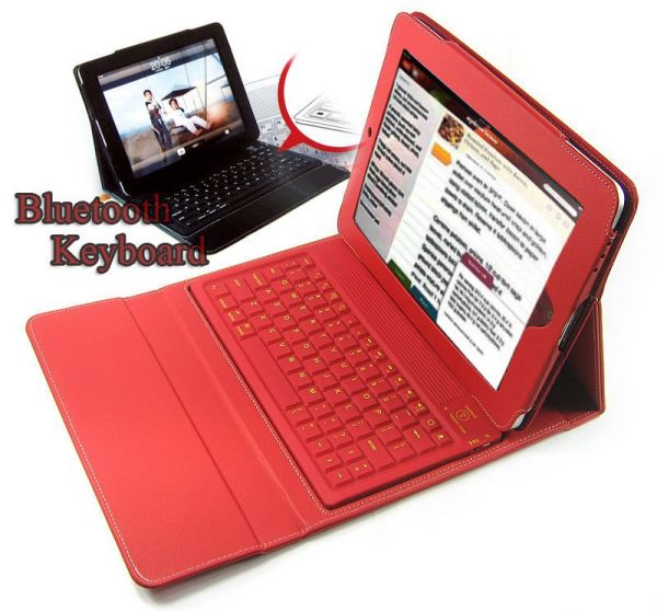 Capa + Teclado Bluetooth sem fio para iPad 2 3 4 iP